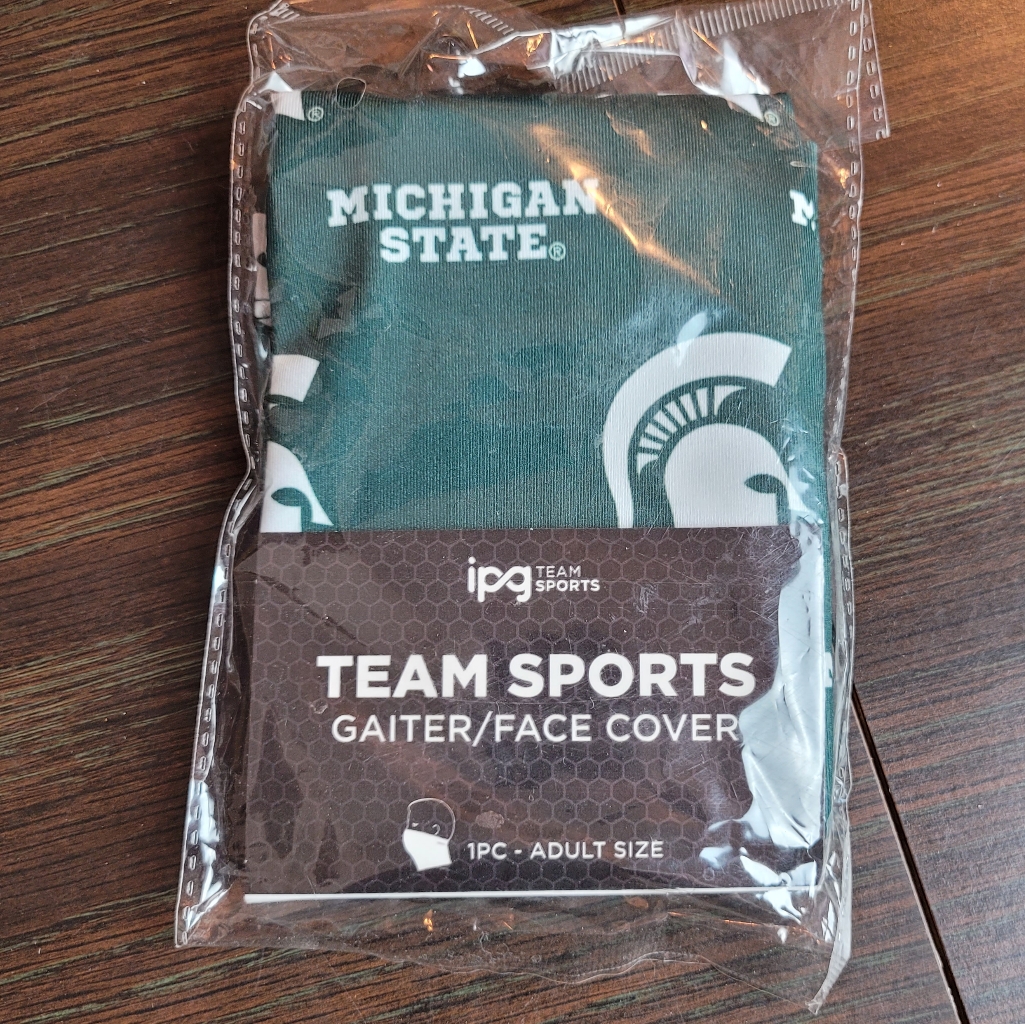 Michigan State Gator Face Cover Mask